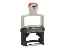 Trodat Professional 5207 - Tampon métallique - 9 lignes - texte personnalisable