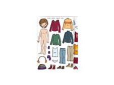 Apli - 37 gommettes repositionnables - Vêtements garçons