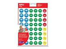 Apli - 3 feuilles gommettes sourire - humeur 1