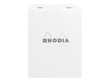 Rhodia - Bloc notes N°16 - A5 - 160 pages - petits carreaux - 80g - blanc
