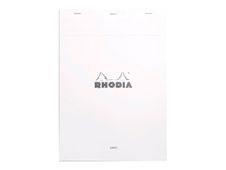 Rhodia - Bloc notes N°18 - A4 - 160 pages - petits carreaux - 80g - blanc