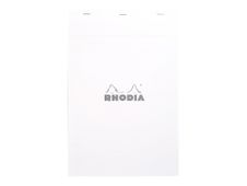 Rhodia - Bloc notes N°19 - A4+ - 160 pages - petits carreaux - 80g - blanc