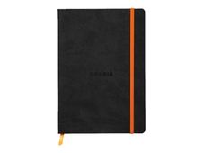 RHODIA Rhodiarama - Carnet souple A5 - 160 pages - ligné - noir