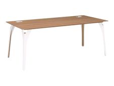 Bureau XENON - 170 cm - Pieds métal - Merisier italien