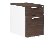 Caisson mobile XENON - Profondeur 60 cm - 2 tiroirs - Chêne royal