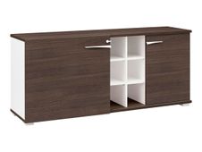 Crédence XENON - L170 x H78 x P47 - 2 portes et 6 niches - Chêne royal