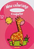 Mon coloriage à emporter (3-5 ans) - Girafe