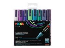 Posca - Pack de 8 marqueurs peinture - pointe moyenne