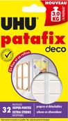 UHU Patafix deco - 32 pastilles adhésives - blanc - non permanent