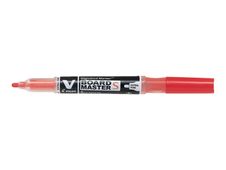 Pilot V BOARD MASTER S - Marqueur effaçable - pointe extra fine - rouge