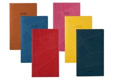 Agenda de poche Lucca Optivision - 1 semaine sur 2 pages - 9 x 16 cm - disponible dans différentes couleurs - Brepols