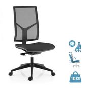 Fauteuil de bureau NOVA - sans accoudoirs- sans appui-tête - noir
