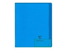 Clairefontaine Koverbook - Cahier polypro 17 x 22 cm - 96 pages - petits carreaux (5x5 mm) - disponible dans différentes couleurs