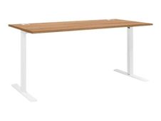 Bureau YES ! - 120 cm - Pieds métal fixes - Blanc
