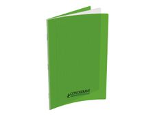 Conquérant Classique - Cahier polypro A4 (21x29,7cm) - 48 pages - grands carreaux (Seyes) - vert