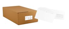 La Couronne - 1000 Enveloppes C5/6 114 x 229 mm - 80 gr - fenêtre 45x100 mm - blanc