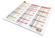 Quo Vadis Arc en Ciel - Calendrier origami 3 mois par face - 18 x 36 cm