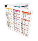 Quo Vadis Arc en Ciel - Calendrier origami 3 mois par face - 13 x 26 cm