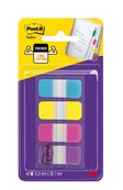 Post-it - Mini Marque-pages (Index) rigides - couleurs vives - Lot 4 x 10 feuilles