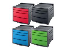 Esselte Vivida - Module de classement 4 tiroirs - disponible dans différentes couleurs