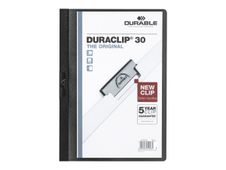Durable Duraclip 30 - 5 Chemises à clip - A4 - noir