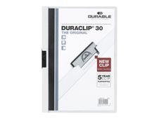 Durable Duraclip 30 - 5 Chemises à clip - A4 - blanc