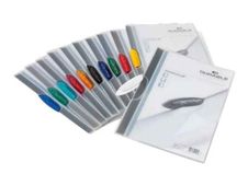 Durable Duraclip - 5 Chemises à clip - A4 - couleurs assorties