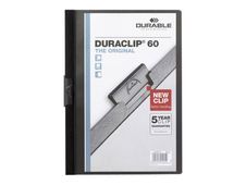 Durable Duraclip 60 - 5 Chemises à clip - A4 - noir