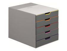 Durable Varicolor - Module de classement 5 tiroirs - multicolore