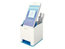 Leitz WOW - Pot à crayons  - bleu métallisé