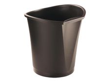 Esselte Basko - Corbeille à papier 18L - noir