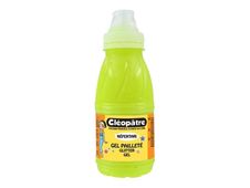 Cléopâtre NÉFERTARI - Peinture gel à paillettes - jaune fluo - 250 ml