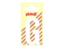 Pickup - Étiquette autocollante - 90 mm - Lettre G - blanc mat
