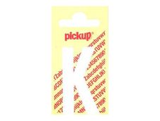 Pickup - Étiquette autocollante - 90 mm - Lettre K - blanc mat