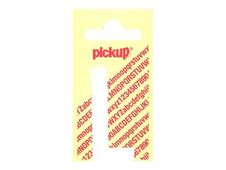 Pickup - Étiquette autocollante - 90 mm - Lettre L - blanc mat