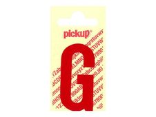 Pickup - Étiquette autocollante - 90 mm - Lettre G - rouge brillant