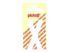 Pickup - Étiquette autocollante - 150 mm - Lettre X - blanc mat