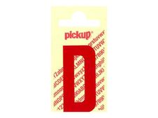 Pickup - Étiquette autocollante - 150 mm - Lettre D - rouge brillant