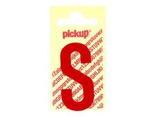 Pickup - Étiquette autocollante - 150 mm - Lettre S - rouge brillant