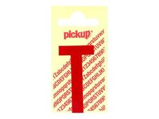 Pickup - Étiquette autocollante - 150 mm - Lettre T - rouge brillant