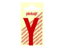 Pickup - Étiquette autocollante - 150 mm - Lettre Y - rouge brillant
