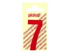 Pickup - Étiquette autocollante - 150 mm - Chiffre 7 - rouge brillant