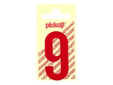 Pickup - Étiquette autocollante - 150 mm - Chiffre 9 - rouge brillant