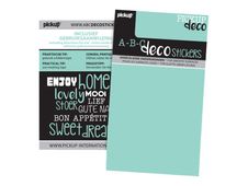 Pickup Déco Maud - Étiquette autocollante 60 mm - Lettre H - noir