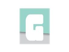 Pickup Déco Anna - Étiquette autocollante 60 mm - Lettre G - blanc