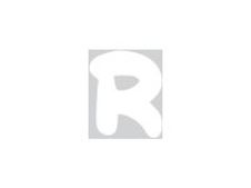 Pickup Déco Emma - Étiquette autocollante 70 mm - Lettre R - blanc