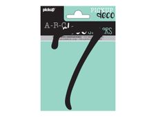 Pickup Déco Lynn - Étiquette autocollante 120 mm - Chiffre 7 - noir