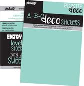 Pickup Déco Lynn - Étiquette autocollante 120 mm - Lettre W - noir