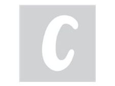 Pickup Déco Zoé - Étiquette autocollante 110 mm - Lettre C - blanc