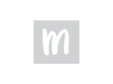 Pickup Déco Zoé - Étiquette autocollante 110 mm - Lettre M - blanc